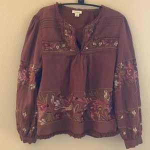 Sundance embroidered top